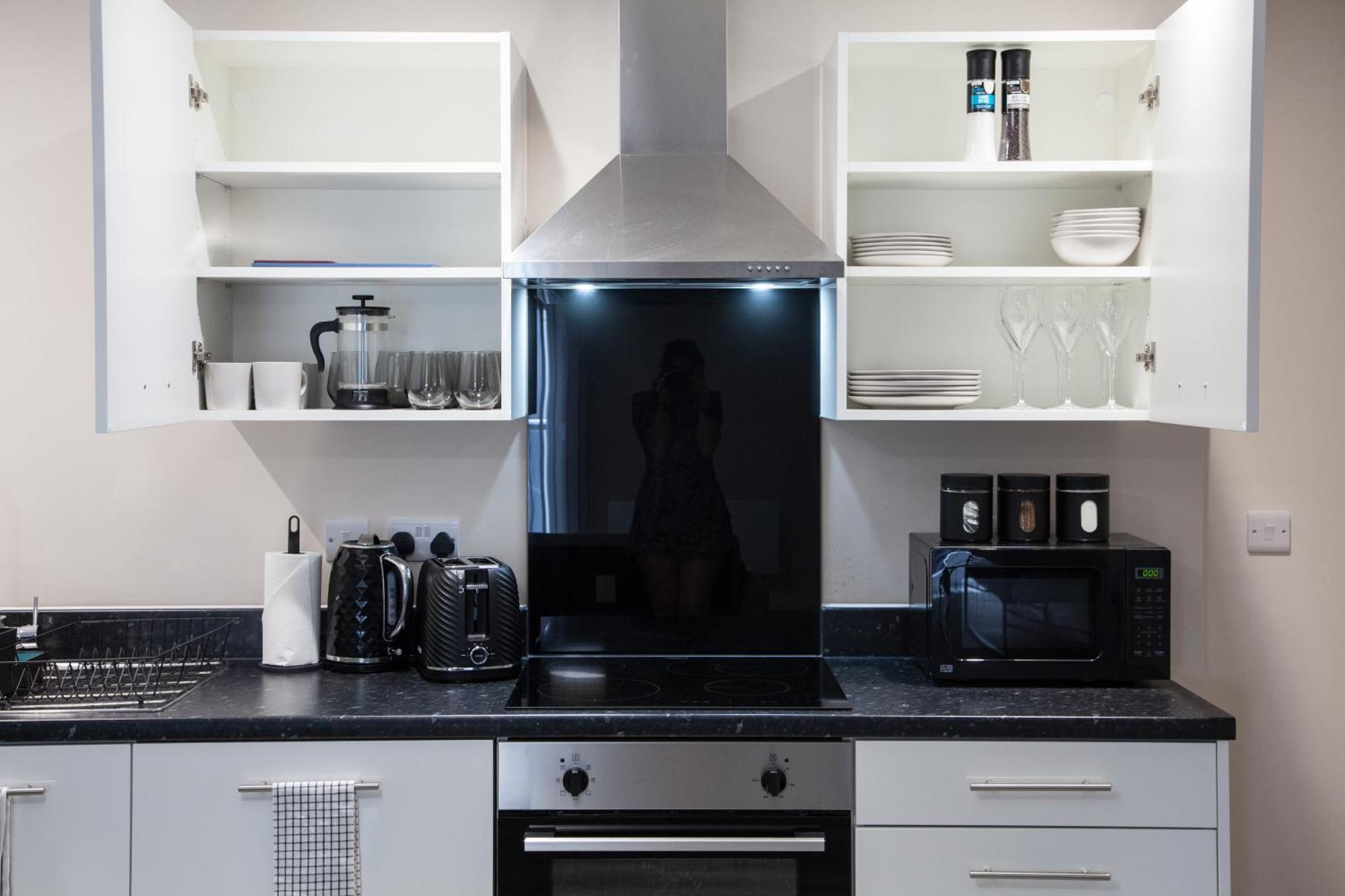 Modern 2Bd Apartment In Manchester City Exteriér fotografie