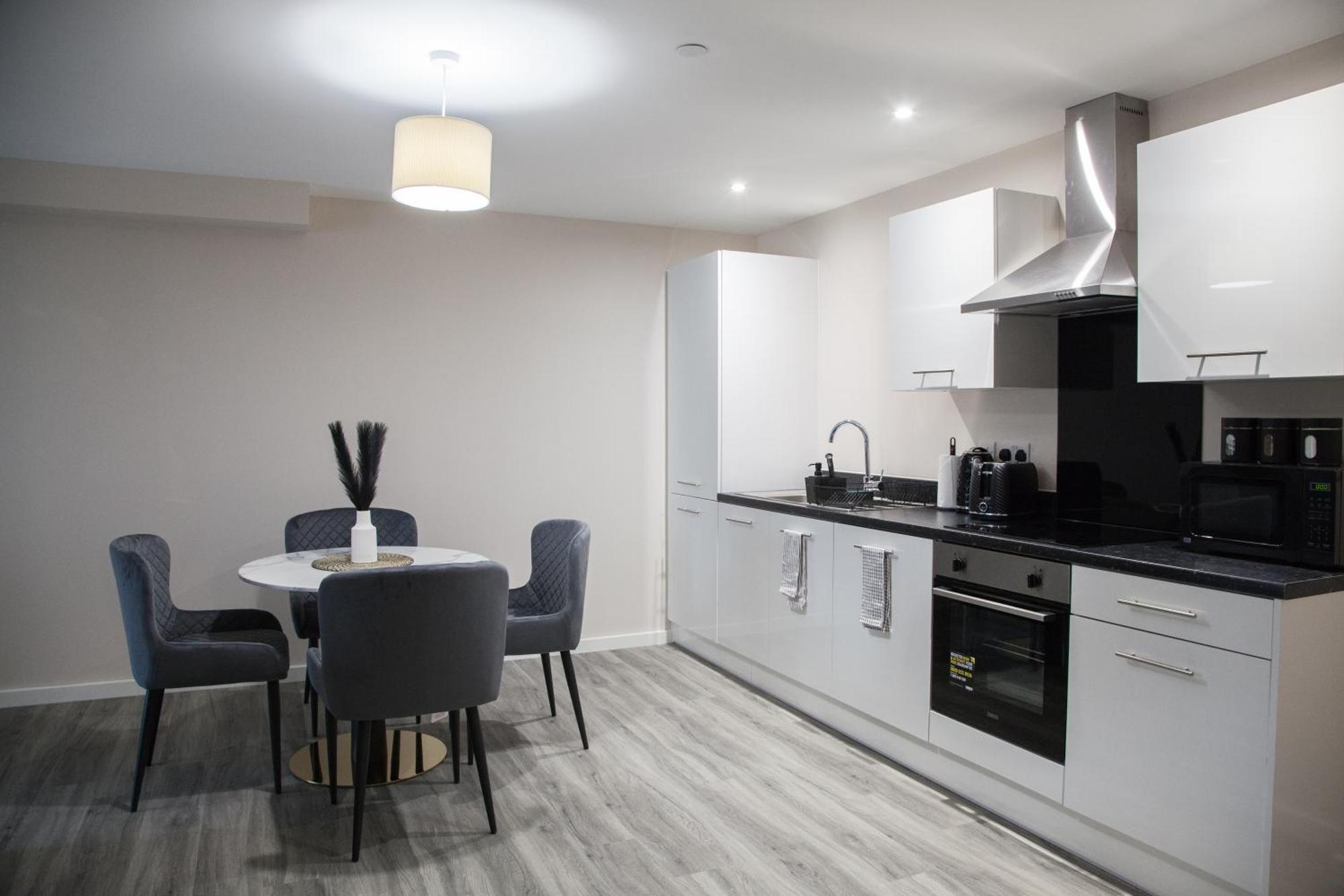 Modern 2Bd Apartment In Manchester City Exteriér fotografie